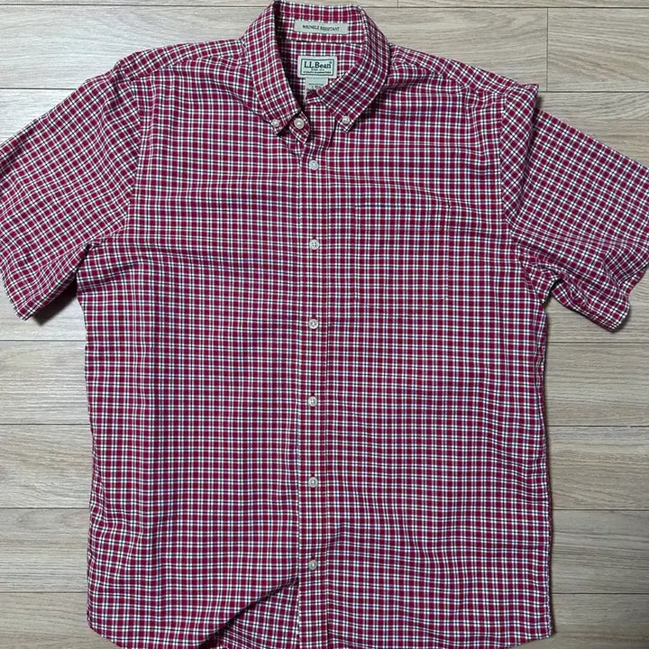 [SOLD OUT] L.L.Bean 깅엄체크 반팔 셔츠