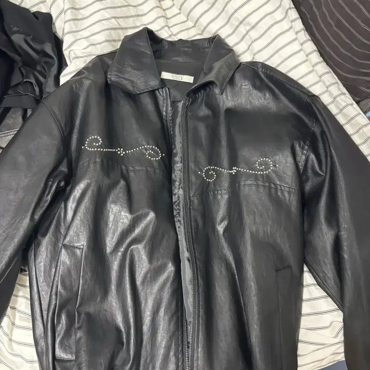[BUNJANG] Veneci Leather Jacket / Veneci 벤에시 레더자켓