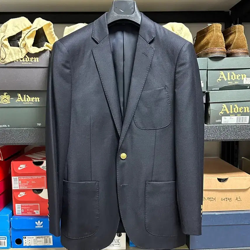 [BUNJANG] J.Crew Loro Piana Gold Button Blazer / (100)제이크루 로로피아나 원단 금장블레이져 36S