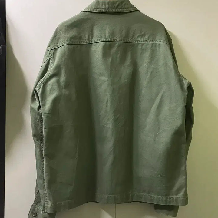[SOLD OUT] 무지(무인양품) 세이지그린 프렌치 워크 초어 자켓