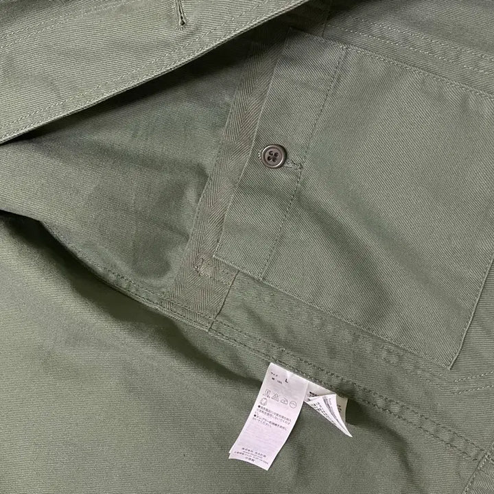 [SOLD OUT] 무지(무인양품) 세이지그린 프렌치 워크 초어 자켓