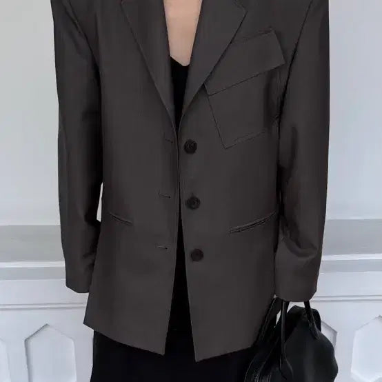 [SOLD OUT] 마이네임이즈 디르자켓 브라운