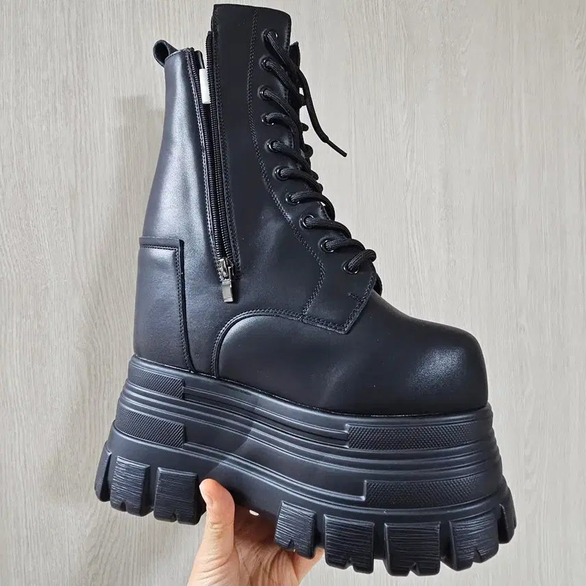[BUNJANG] 22cm Platform Boots / 22cm 통굽워커 통굽 워커 키높이부츠 바로발송가능