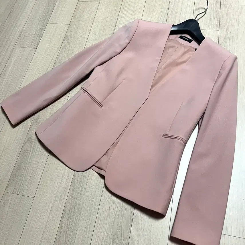 [BUNJANG] Theory Lindrayia Summer Wool V-Neck Jacket / 띠어리 THEORY 린드레이아 자켓 썸머울노카라브이넥오픈핑크오피스룩출근룩