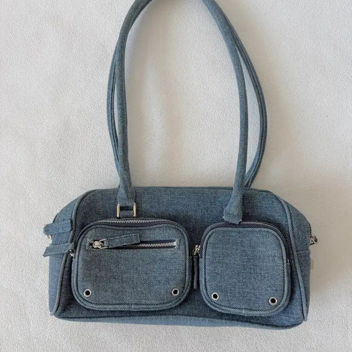 [BUNJANG] TYPESERVICE Denim Shoulder Bag / 타입서비스(TYPESERVICE) 데님 숄더백