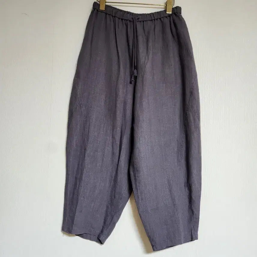 [SOLD OUT] 이새isae올밴딩 린넨 와이드 배기팬츠27~29