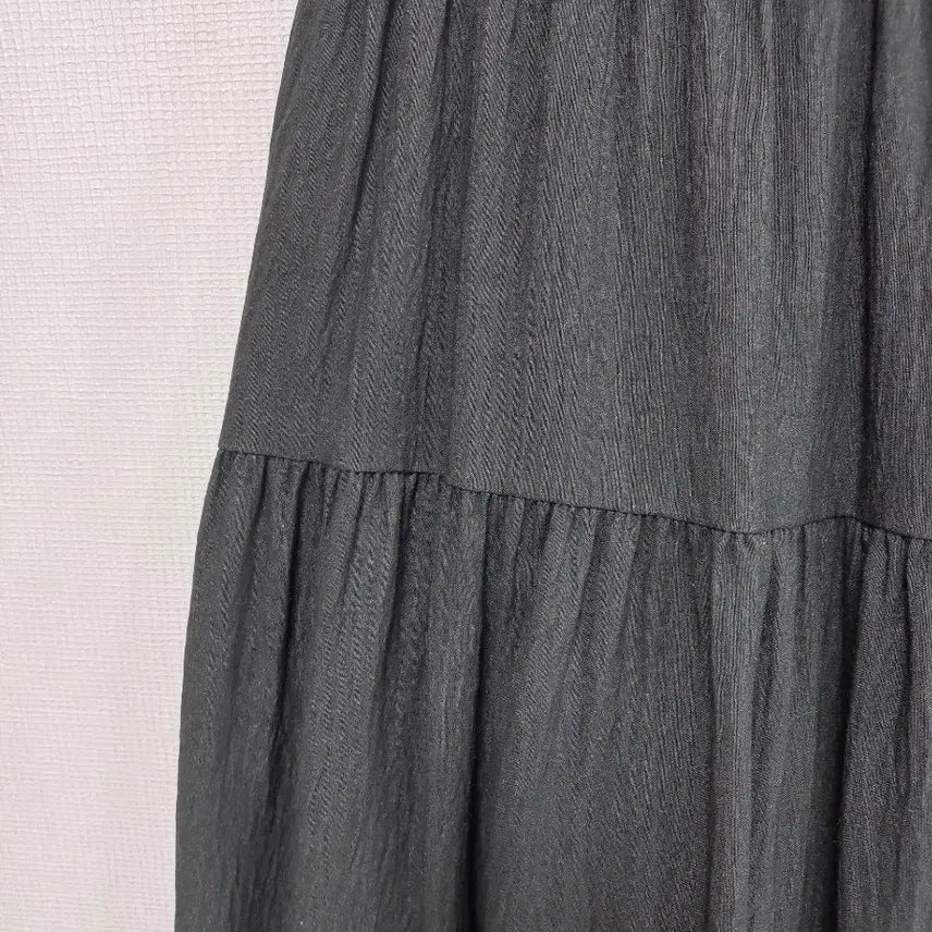 [SOLD OUT] 캉캉 롱스커트 블랙