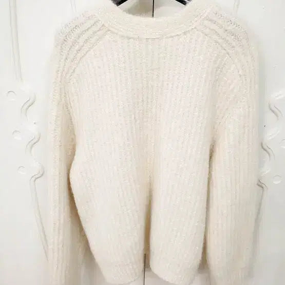 [SOLD OUT] 파사드패턴 여성 클라우드 알파카 가디건 S