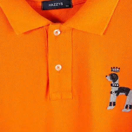 [BUNJANG] Hazzys Orange Polo Shirt / [XL] 해지스 주황 카라티