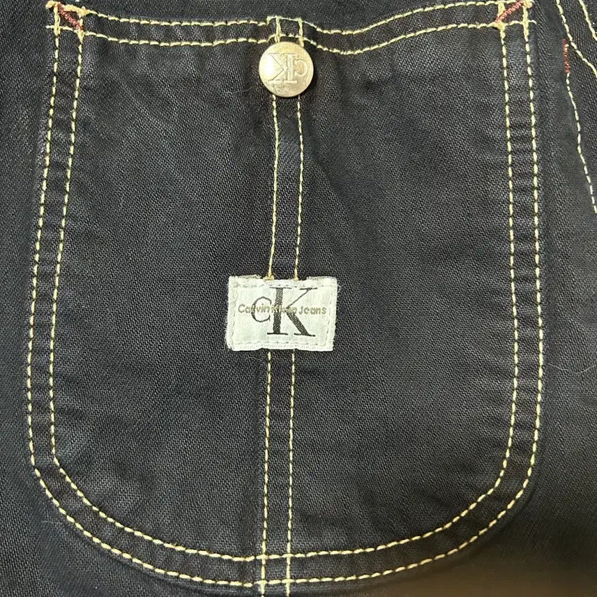 [SOLD OUT] 90s 캘빈클라인 블랙 초어 코트자켓