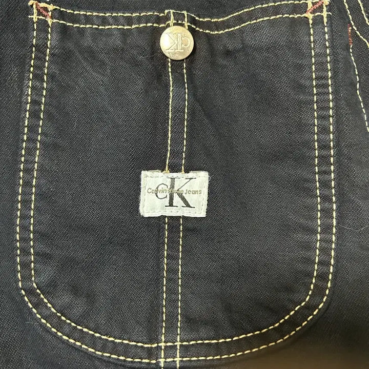 [SOLD OUT] 90s 캘빈클라인 블랙 초어 코트자켓