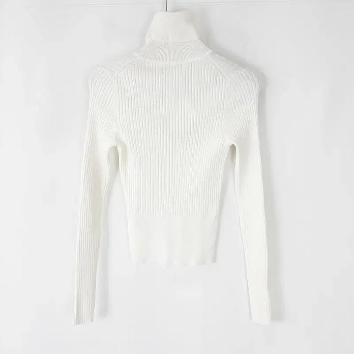 [BUNJANG] ZARA Ribbed Turtleneck Knit Sweater S / 자라 새상품 골지 폴라니트  S