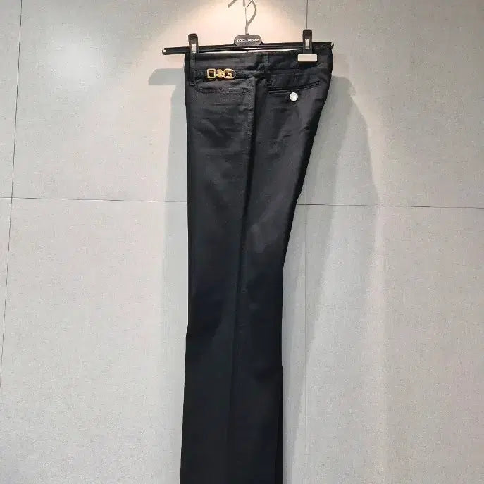 [BUNJANG] DOLCE&amp;GABBANA Black Slim Straight Pants / DOLCE&amp;GABBANA 돌체앤가바나 정품 블랙 여성 바지