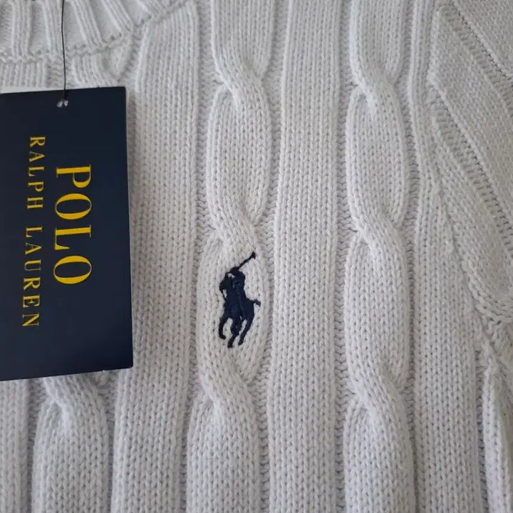 [SOLD OUT] 폴로 랄프로렌 케이블 반팔 니트 M 사이즈.