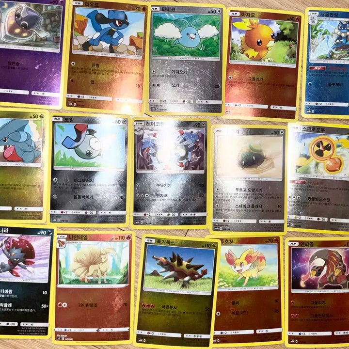 [BUNJANG] Pokemon Hologram Card Bundle Set / 포켓몬카드 홀로그램 15개 일괄