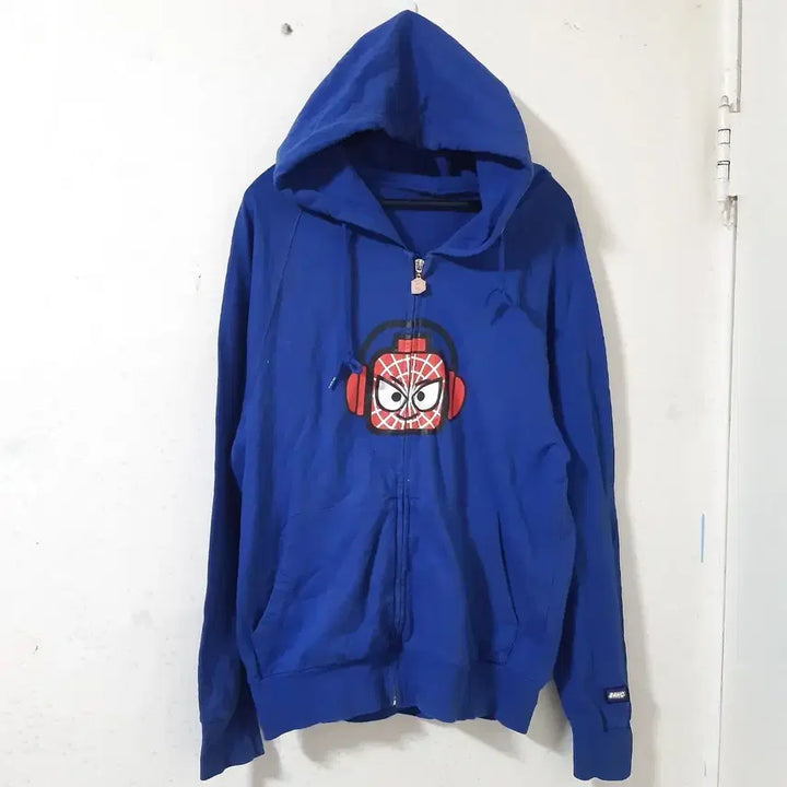 [BUNJANG] Banc Spider-Man Robot Graphic Hoodie / 단종된 옛날 비싼 브랜드 banc 후드 집업 스파이더맨 로봇 그림