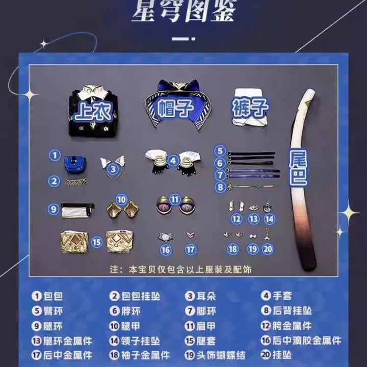 [BUNJANG] Honkai: Star Rail Cipher Cosplay Costume / 붕괴 스타레일 사이퍼 코스프레 의상 판매합니다