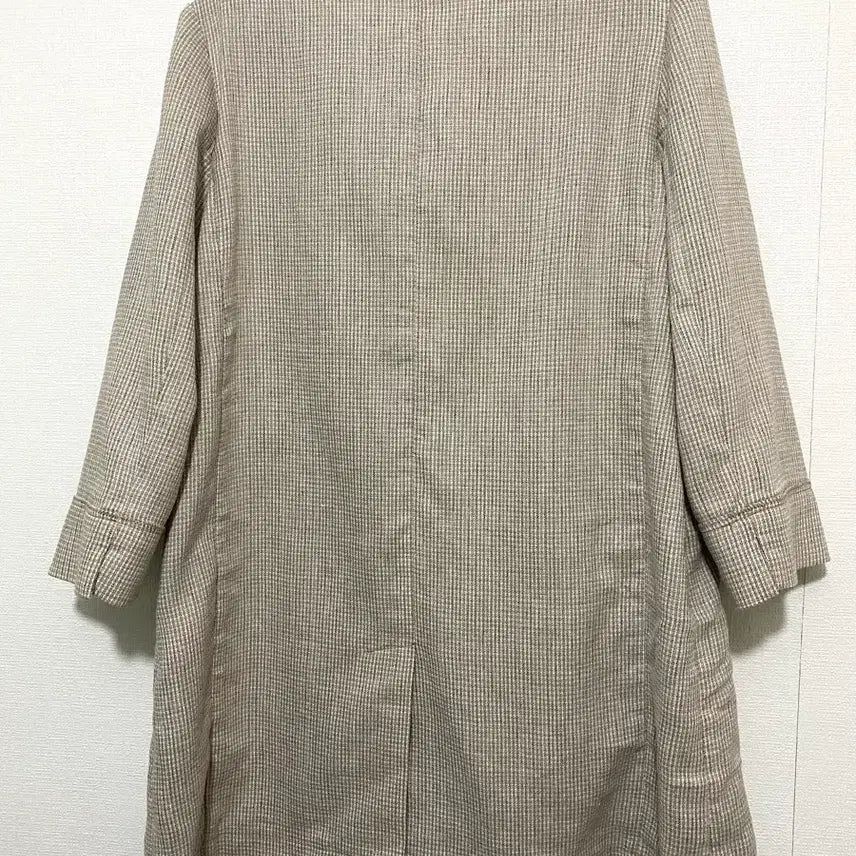 [SOLD OUT] 더레노마 마혼방 체크카라넥 하프 자켓 23SS