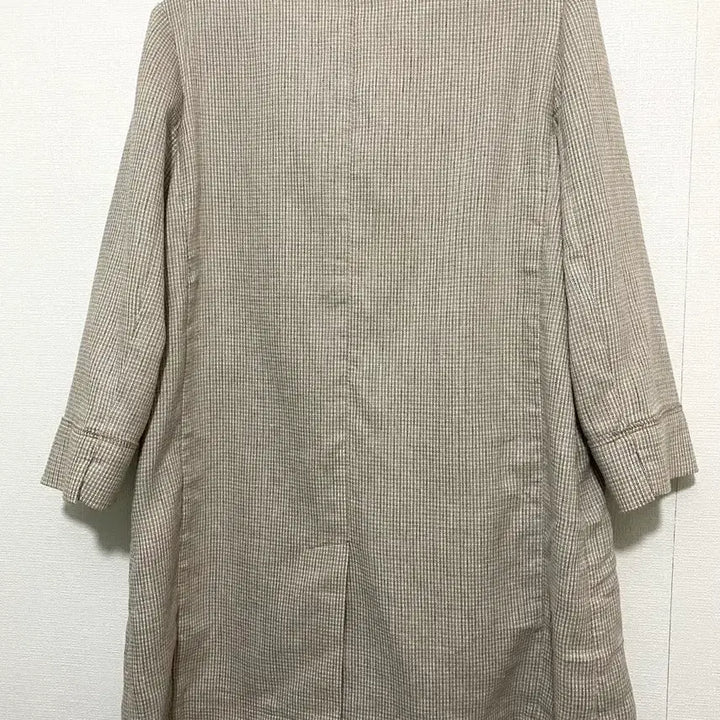 [SOLD OUT] 더레노마 마혼방 체크카라넥 하프 자켓 23SS