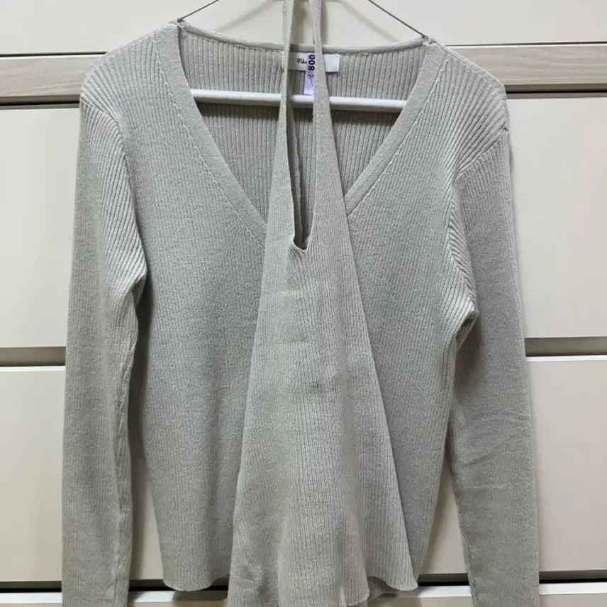 [SOLD OUT] 카미노 홀터넥 가디건 세트(레이어드)