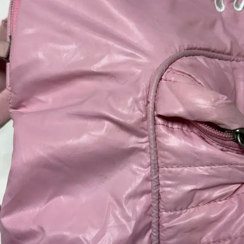 [BUNJANG] Tommy Hilfiger Y2K Pink Backpack + Pouch Set / y2k 타미힐피거 핑크 백팩 + 파우치 세트