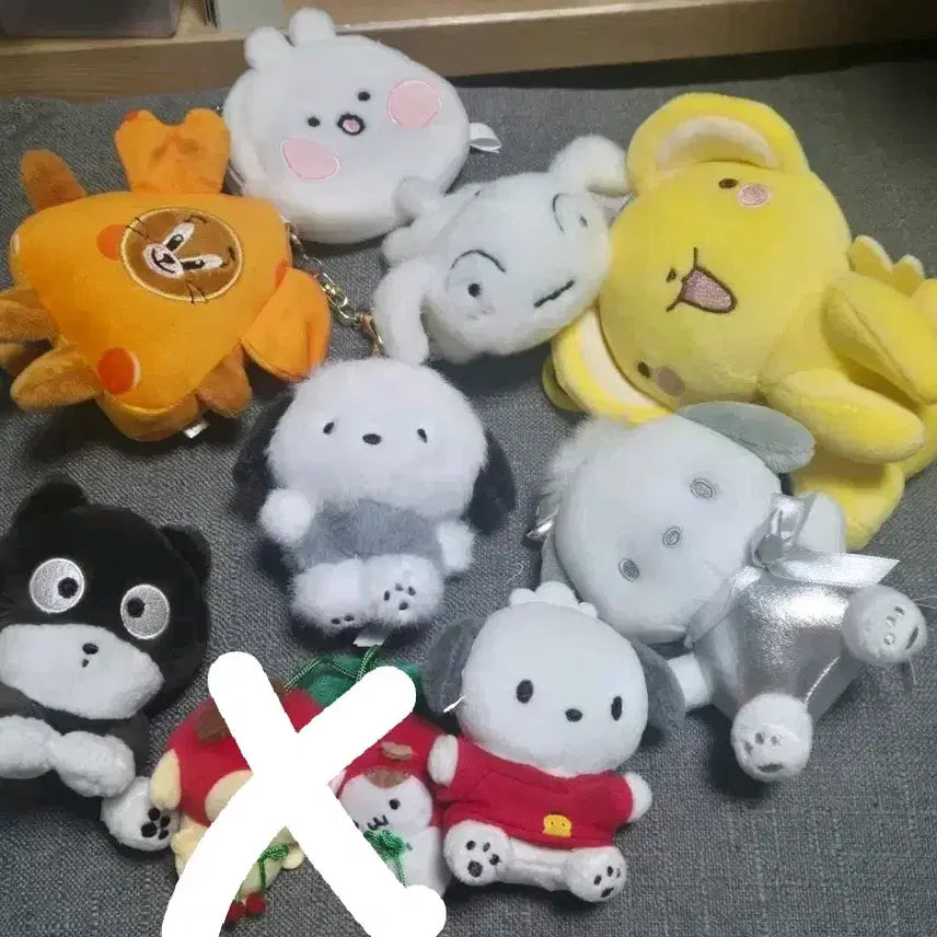 [BUNJANG] Various Character Keyrings / 포차코 톰과제리 케로 토끼찡 흰둥이 키링 팔아요