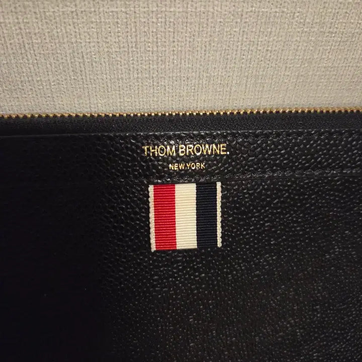 [BUNJANG] Thom Browne Black Leather Clutch Bag / 톰브라운 클러치백