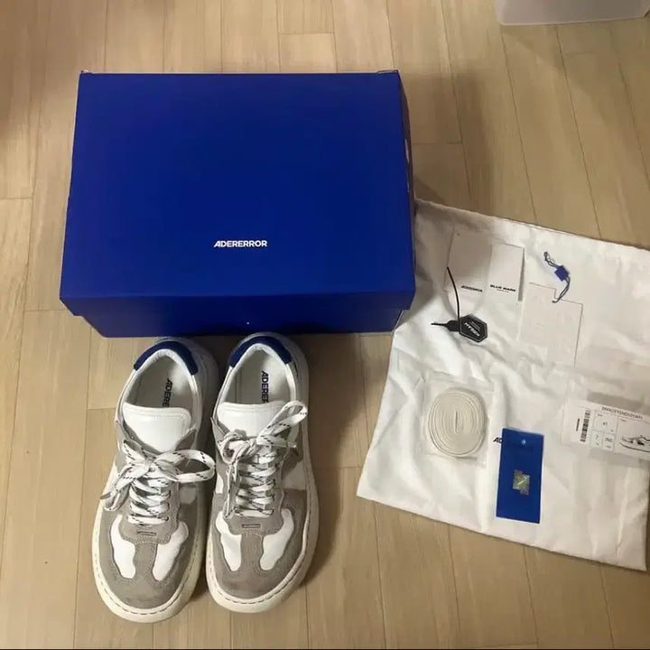 [BUNJANG] ADER ERROR Log Bounce Off White Sneakers / 아더에러 로그 바운스 오프 화이트 260