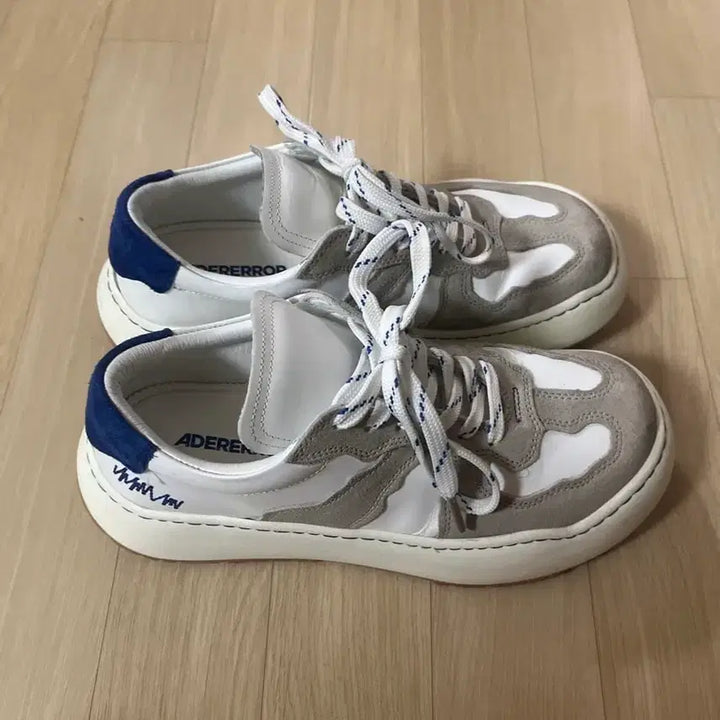 [BUNJANG] ADER ERROR Log Bounce Off White Sneakers / 아더에러 로그 바운스 오프 화이트 260