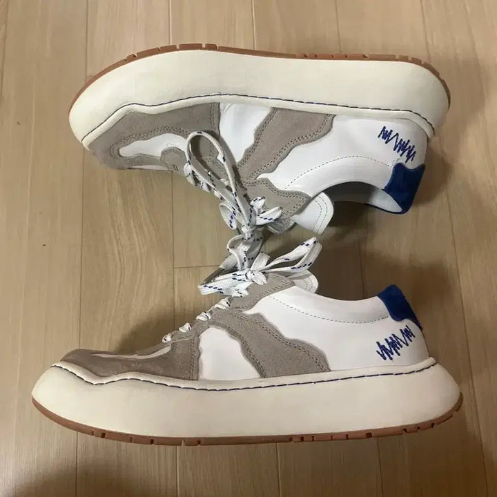 [BUNJANG] ADER ERROR Log Bounce Off White Sneakers / 아더에러 로그 바운스 오프 화이트 260