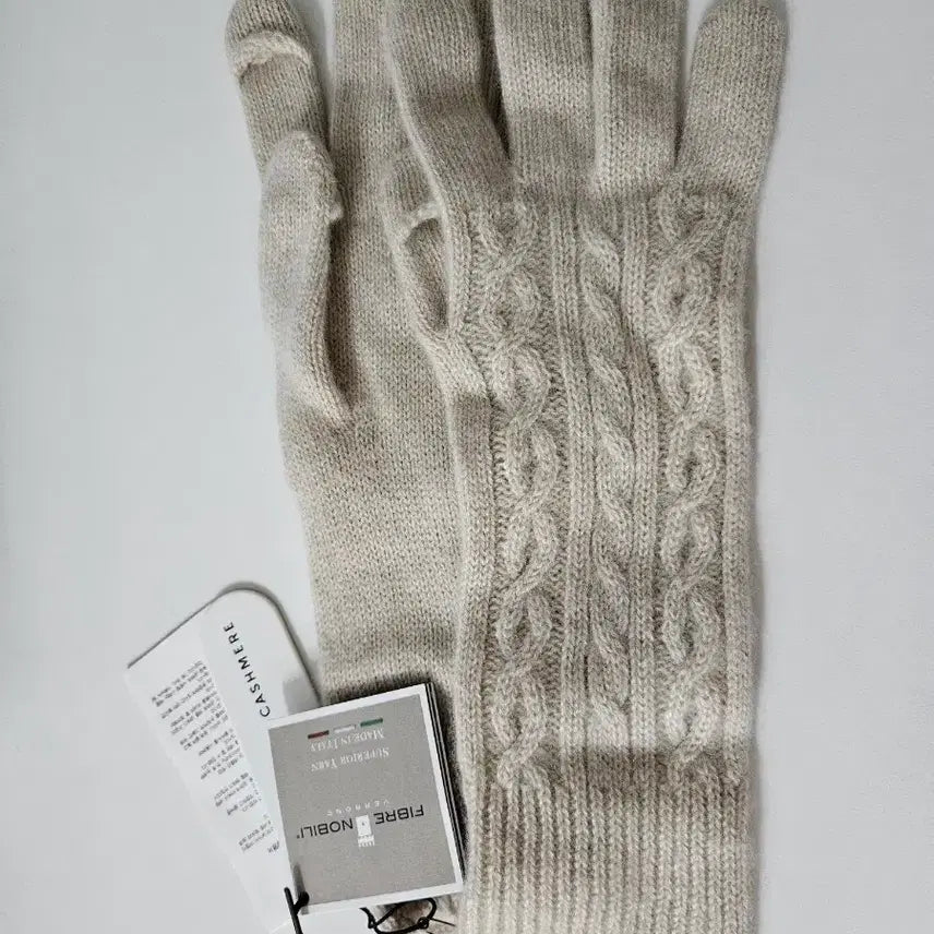 [BUNJANG] Cashmere Cable Knit Gloves / 캐시미어 장갑