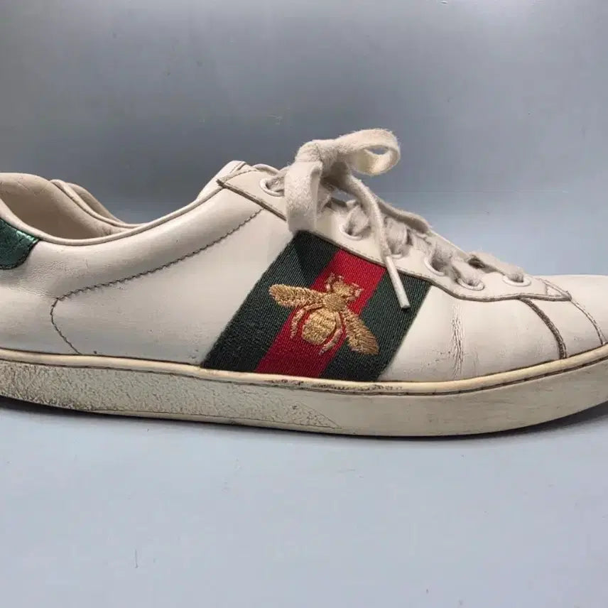 [BUNJANG] Gucci Ace Bee Embroidered Sneakers (270) / 구찌 에이스 꿀벌 자수 스니커즈 270