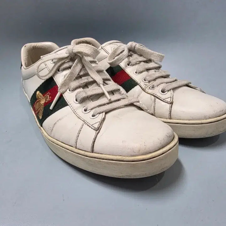 [BUNJANG] Gucci Ace Bee Embroidered Sneakers (270) / 구찌 에이스 꿀벌 자수 스니커즈 270