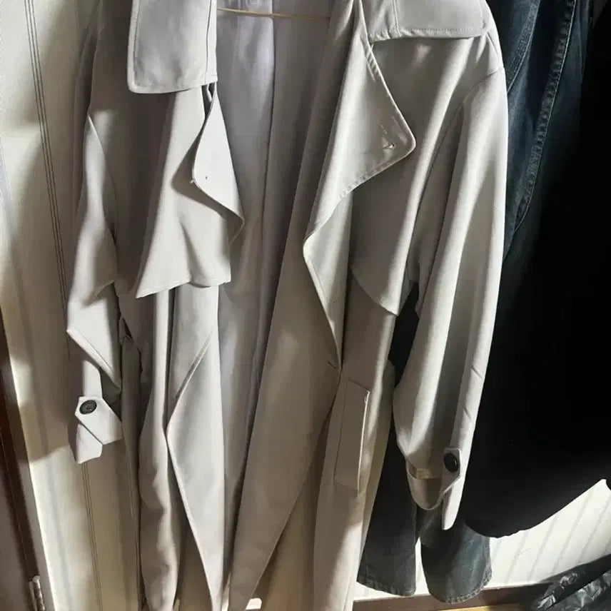 [BUNJANG] SCENT Trench Coat Light Beige / SCENT 트렌치 코트 라이트 베이지