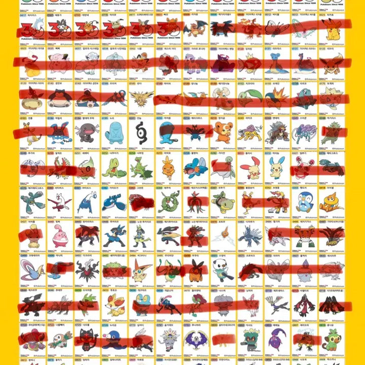 [BUNJANG] Pokemon 30th Anniversary Sticker Collection / 포켓몬 30주년 띠부씰
