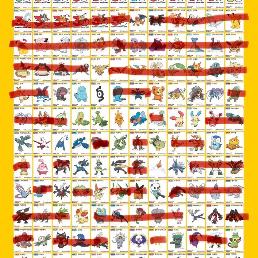 [BUNJANG] Pokemon 30th Anniversary Sticker Collection / 포켓몬 30주년 띠부씰