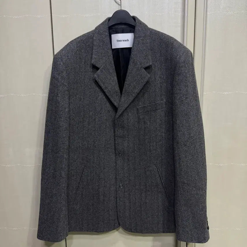 [BUNJANG] Tonywack Herringbone Wool Jacket / Tonywack 헤링본 울 자켓