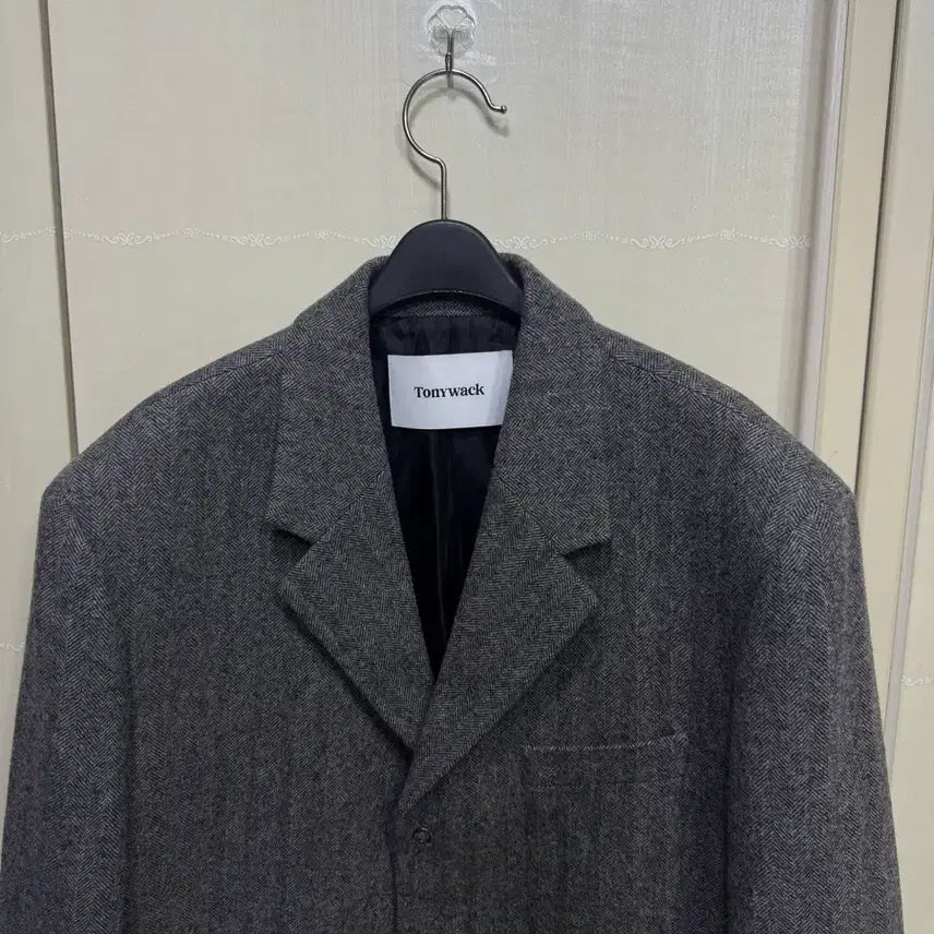 [BUNJANG] Tonywack Herringbone Wool Jacket / Tonywack 헤링본 울 자켓