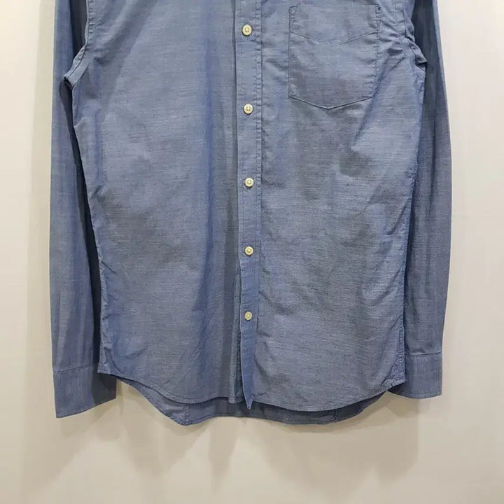 [BUNJANG] Vintage Solid Plain Classic Long Sleeve Shirt (Men&