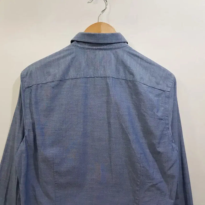 [BUNJANG] Vintage Solid Plain Classic Long Sleeve Shirt (Men&