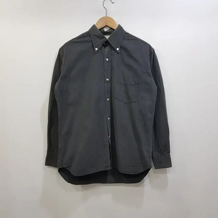 [BUNJANG] Vintage Solid Long Sleeve Shirt / JPN 빈티지 그레이 무지 솔리드 긴팔 셔츠 남M Q133