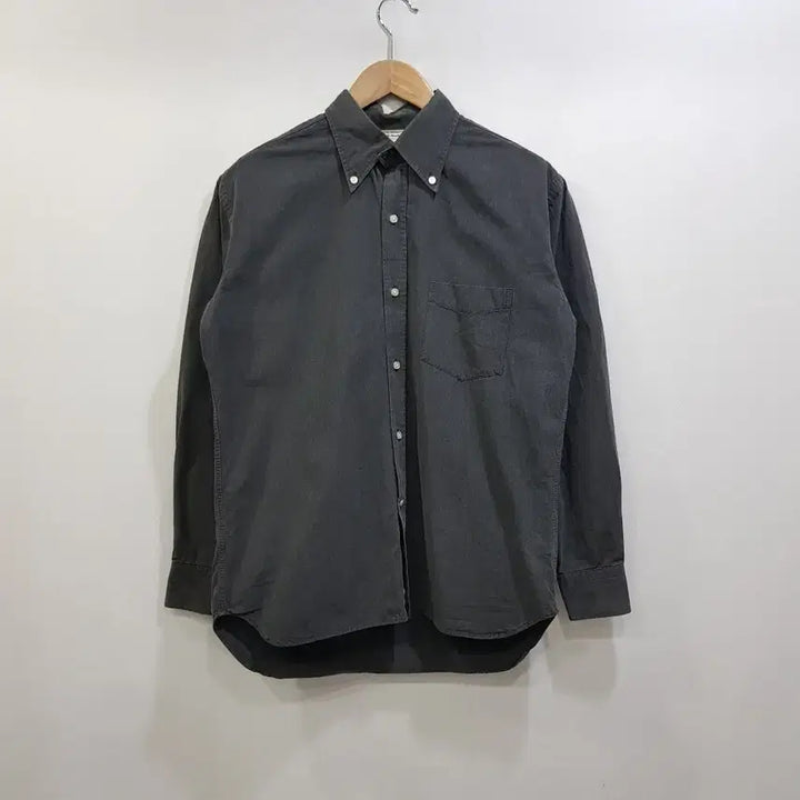 [BUNJANG] Vintage Solid Long Sleeve Shirt / JPN 빈티지 그레이 무지 솔리드 긴팔 셔츠 남M Q133