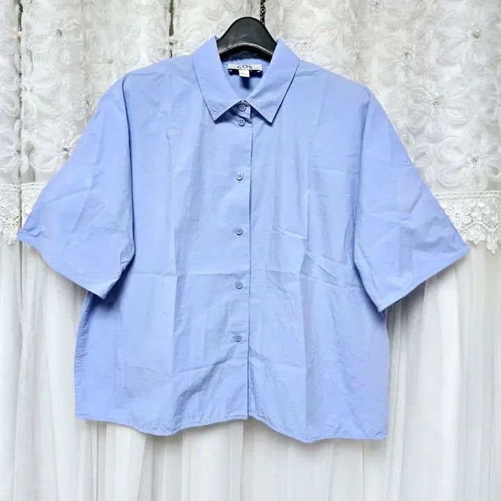 [SOLD OUT] COS 코스 반팔 셔츠 하늘색