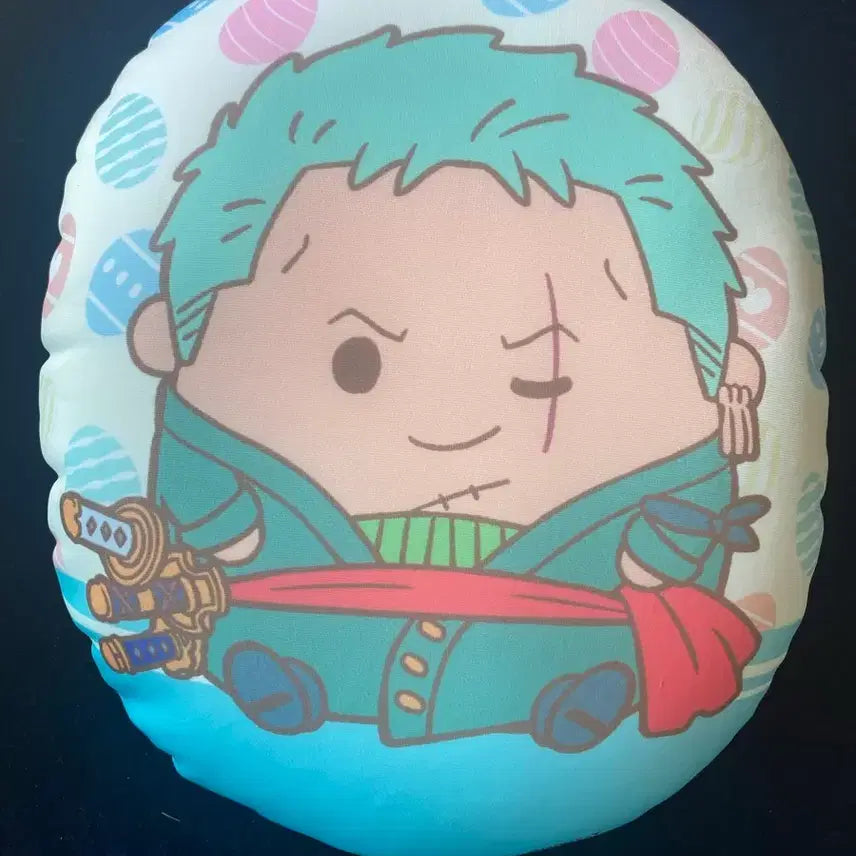 [BUNJANG] One Piece Chopper Egg-Shaped Cushion Zoro &amp; Sanji / 원피스 달걀 모양의쿠션 조로 &amp; 상디
