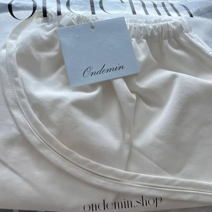 [BUNJANG] Onedmin Bending Skirt Pants Ivory / 새상품) 온드민 밴딩 스커트 팬츠 아이보리