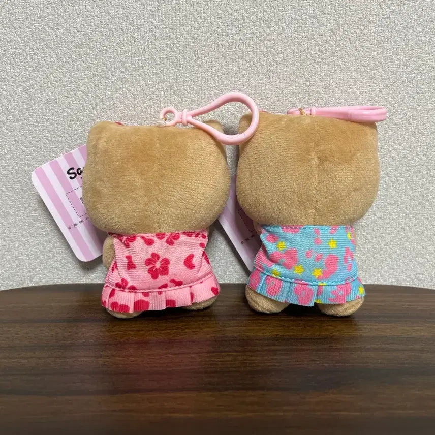 [BUNJANG] Sanrio Hello Kitty Keyring Set / Set 2종 산리오 헬로키티 키링 세트 하와이 태닝키티 인형 뽑기