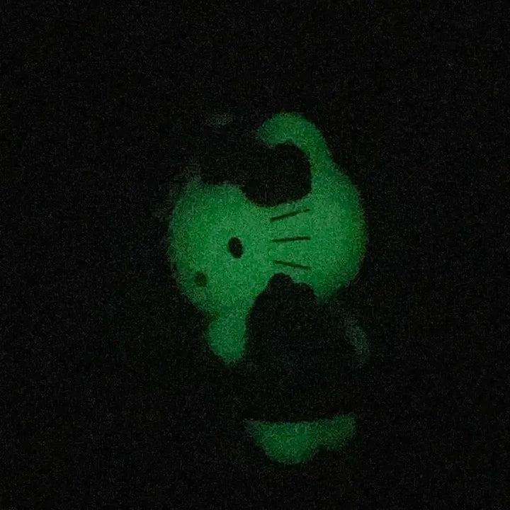 [BUNJANG] Glow-in-the-dark Classic Angel Kitty Keyring Strap Figure / 야광 키티 고전 엔젤 키링 스트랩 피규어