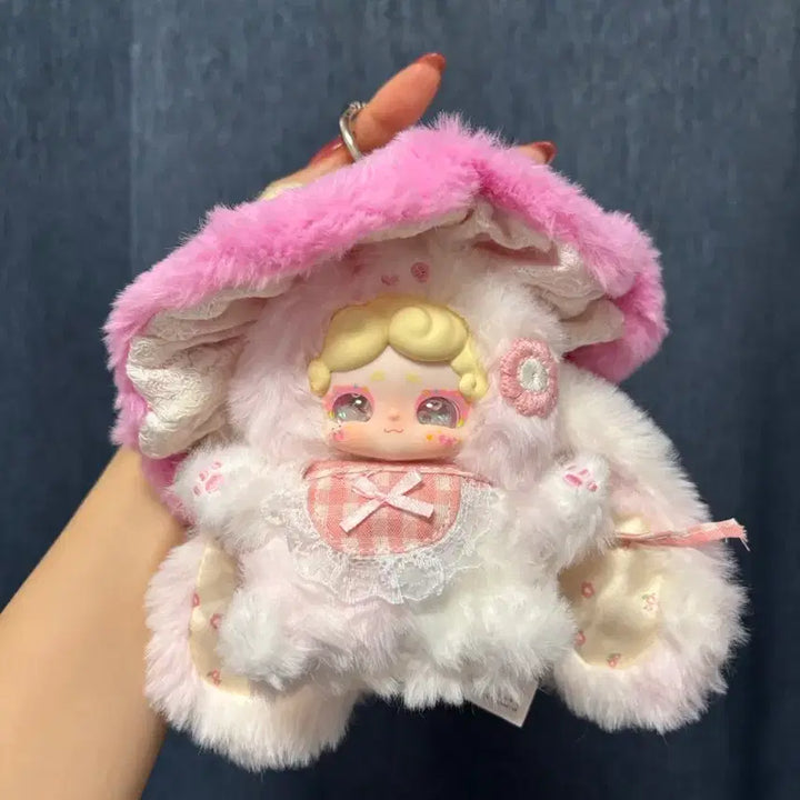 [BUNJANG] Witch Rabbit Pink Keyring / 마녀밤토끼 연핑크 / 찐핑크
