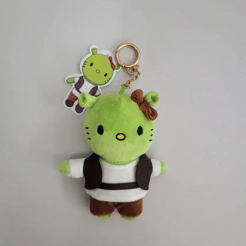 [BUNJANG] Hello Kitty Shrek Collaboration Doll Keyring / 헬로키티 슈렉 콜라보 인형 키링