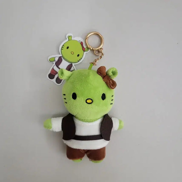 [BUNJANG] Hello Kitty Shrek Collaboration Doll Keyring / 헬로키티 슈렉 콜라보 인형 키링